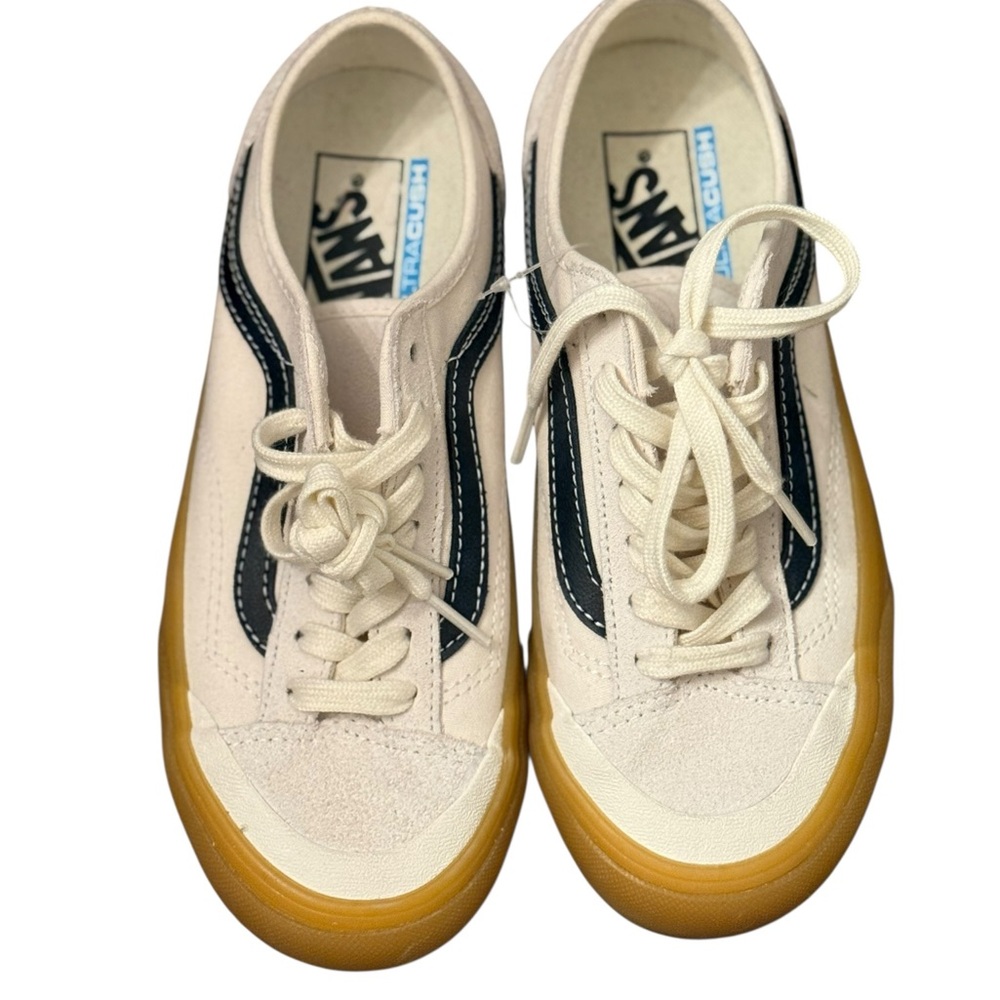 Vans Old Skool 36 Decon SF marshmallow and Navy with a gum sole NWOT - Picture 5 of 14